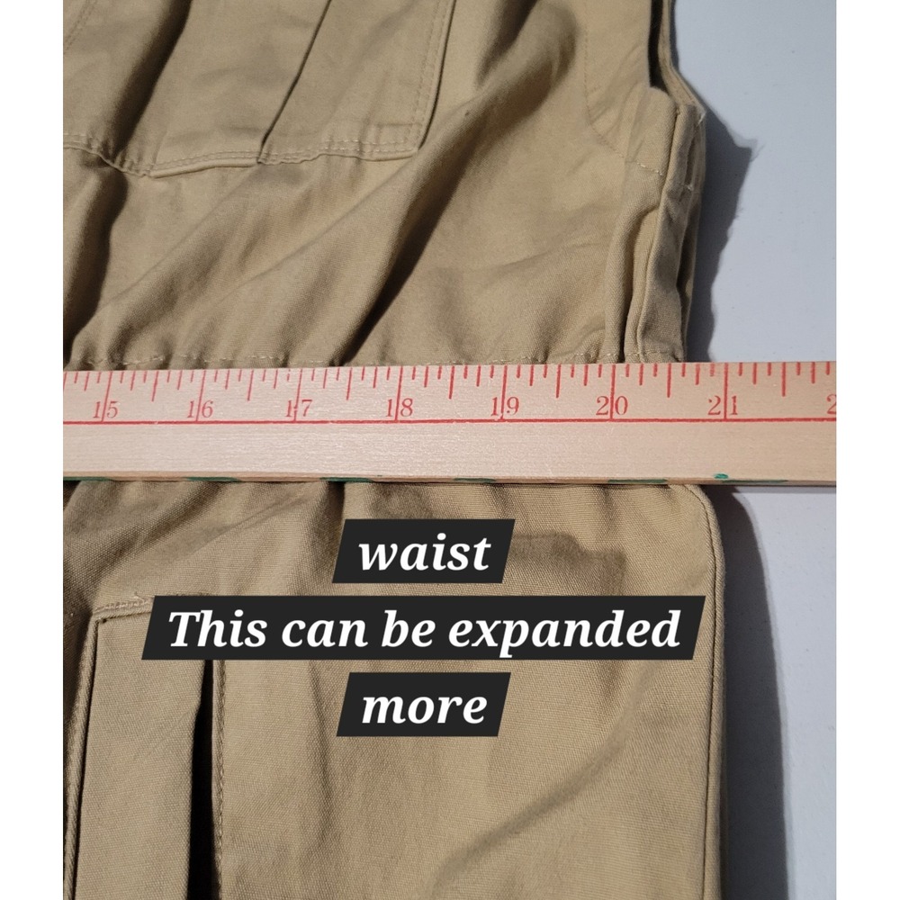 Aerie‎ Offline Military Utility Vest Cotton Hooded Tan Women's Size Large - Picture 4 of 8